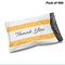 10 x 13 Glossy White Decorative Thank You Plastic Poly Mailer Bags Waterproof Shipping Mailing Envelope 2 Mil for Apparel, Clothes, Shirts, Books – Permanent Adhesive Seal